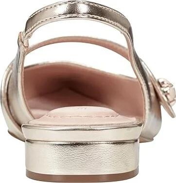 Bandolino Aubriana Women's Flat Shoes Gold : 6.5 M, Leather - Image 4