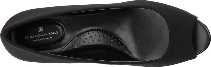 Bandolino Candra Women's Wedge Shoes Black Lycra : 5 M, Synthetic - Image 3