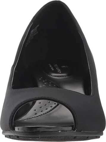 Bandolino Candra Women's Wedge Shoes Black Lycra : 5 M, Synthetic - Image 6