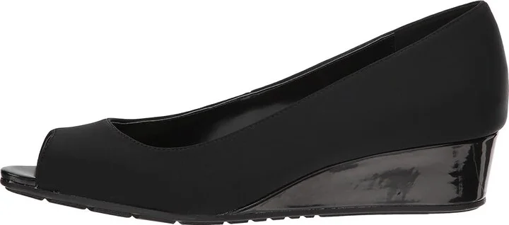 Bandolino Candra Women's Wedge Shoes Black Lycra : 5 M, Synthetic - Image 7