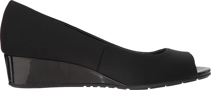 Bandolino Candra Women's Wedge Shoes Black Lycra : 5 M, Synthetic - Image 8