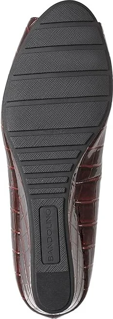 Bandolino Candra Women's Wedge Shoes Burgundy Croco : 5 M, Synthetic - Image 3