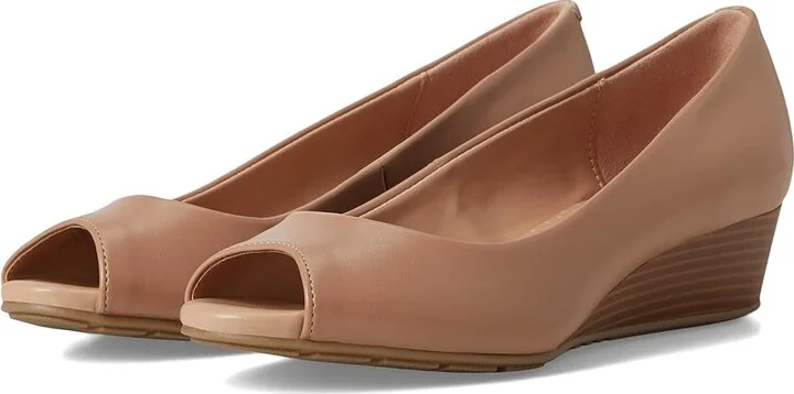 Bandolino Candra Women's Wedge Shoes Medium Natural : 7 M, Synthetic