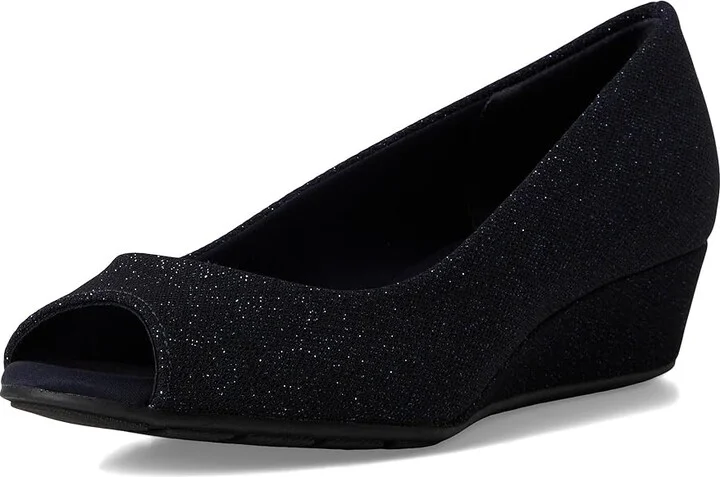 Bandolino Candra Women's Wedge Shoes Navy : 7.5 M, Synthetic - Image 5