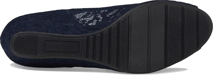 Bandolino Candra Women's Wedge Shoes Navy Lace : 8 M, Synthetic - Image 3