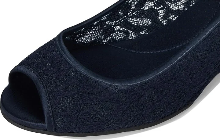 Bandolino Candra Women's Wedge Shoes Navy Lace : 8 M, Synthetic - Image 7