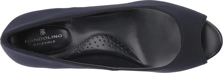 Bandolino Candra Women's Wedge Shoes Navy Lycra : 5 M, Synthetic - Image 3