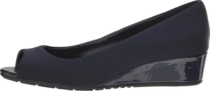 Bandolino Candra Women's Wedge Shoes Navy Lycra : 5 M, Synthetic - Image 7