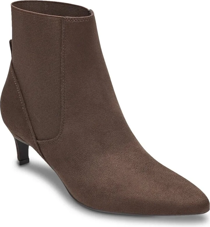Dark Brown Faux Suede