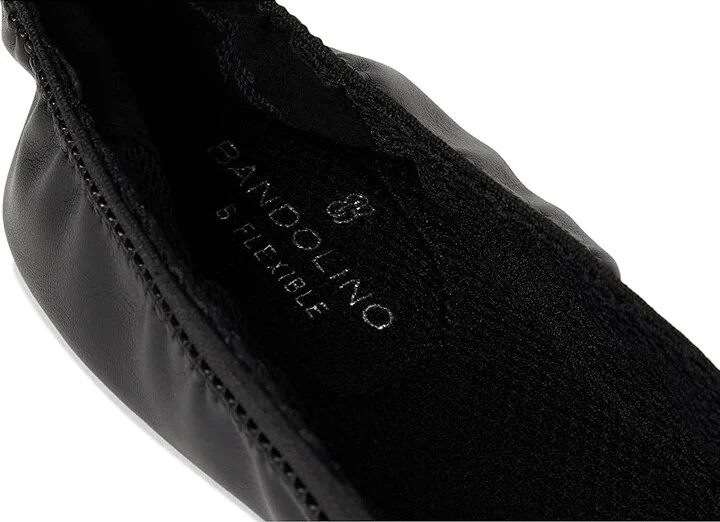 Bandolino Edition 8 Women's Flat Shoes Black 1 : 5 M, Leather/Textile - Image 7