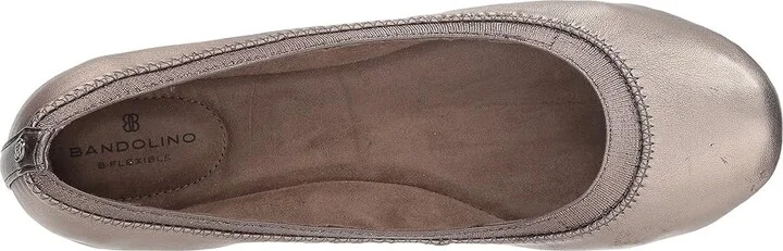 Bandolino Edition 8 Women's Flat Shoes Pewter : 5 M, Textile - Image 3