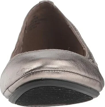 Bandolino Edition 8 Women's Flat Shoes Pewter : 5 M, Textile - Image 6