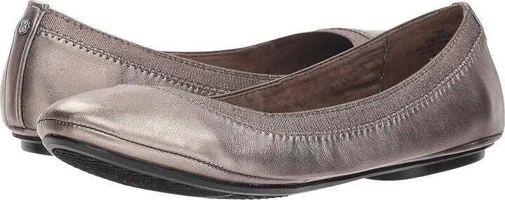 Bandolino Edition 8 Women's Flat Shoes Pewter : 5 M, Textile