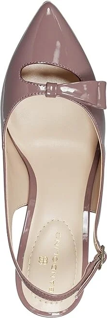 Bandolino Gelli High Women's Heels Dark Mauve Patent : 9.5 M, Synthetic - Image 2