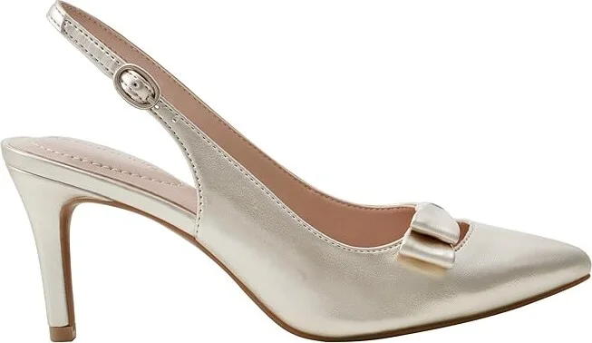 Bandolino Gelli High Women's Heels Gold : 7 M, Synthetic - Image 5