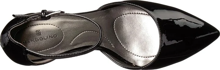 Bandolino Ginata Women's Sandals Black Sleek Patent PU : 5.5 M, Leather/Patent Leather - Image 3