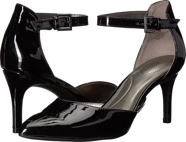 Bandolino Ginata Women's Sandals Black Sleek Patent PU : 5.5 M, Leather/Patent Leather