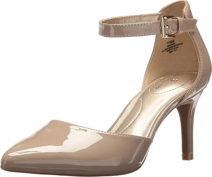 Bandolino Ginata Women's Sandals Cafe Latte Sleek Patent PU : 5 M, Leather/Patent Leather - Image 2