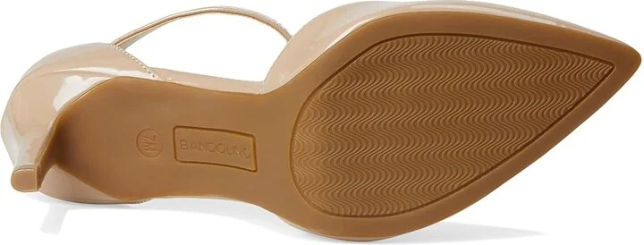 Bandolino Ginata Women's Sandals Cafe Latte Sleek Patent PU : 5 M, Leather/Patent Leather - Image 4