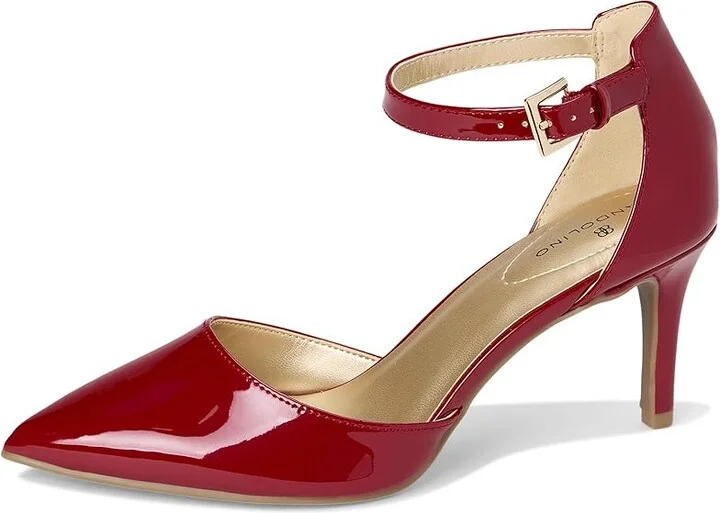 Bandolino Ginata Women's Sandals Rosy Red Sleek Patent PU : 5 M, Leather/Patent Leather - Image 6