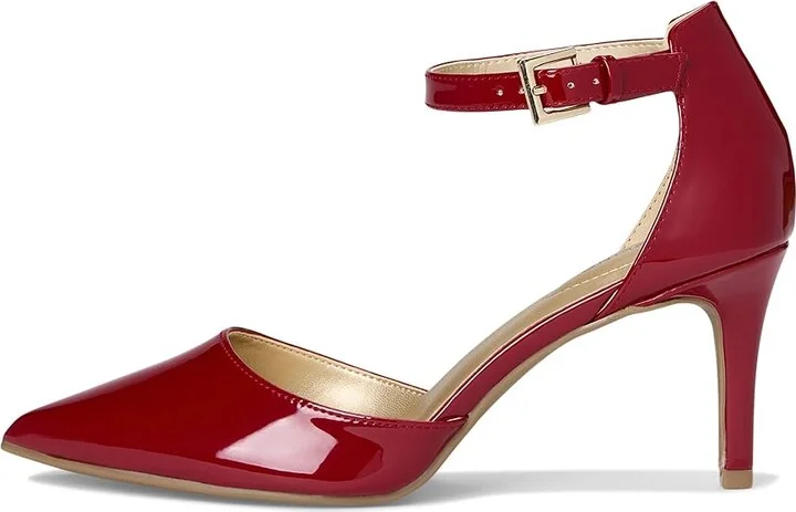 Bandolino Ginata Women's Sandals Rosy Red Sleek Patent PU : 5 M, Leather/Patent Leather - Image 7