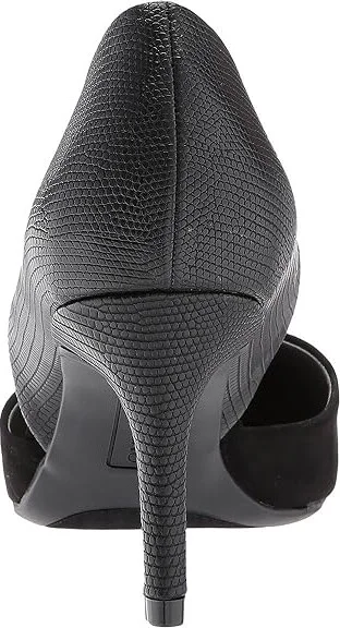 Bandolino Grenow D'Orsay Pump Women's Shoes Black Reptile Synthetic/Faux Suede : 5 M - Image 5