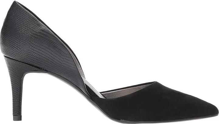 Bandolino Grenow D'Orsay Pump Women's Shoes Black Reptile Synthetic/Faux Suede : 5 M - Image 8