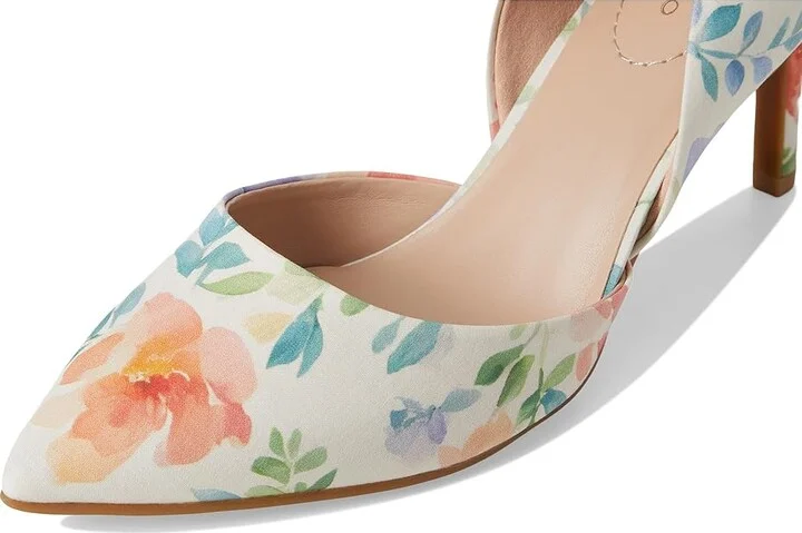 Bandolino Grenow D'Orsay Pump Women's Shoes Peach Dreamy Floral : 6 M - Image 7