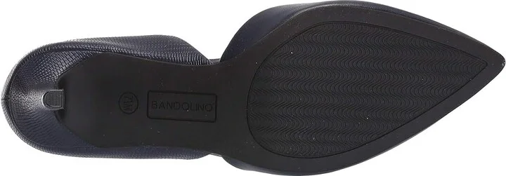 Bandolino Grenow Heel High Women's Heels Navy Smooth/Lizard : 5 M, Leather - Image 4