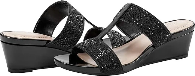 Bandolino Iluvit Women's Sandals Black : 6.5 M, Synthetic