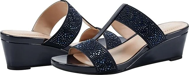Bandolino Iluvit Women's Sandals Navy : 11 M, Synthetic