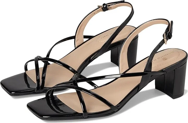 Bandolino Keltie Women's Wedge Shoes Black Patent : 8 M, Synthetic