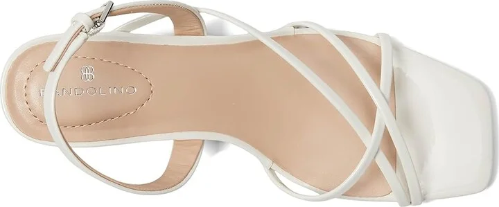 Bandolino Keltie Women's Wedge Shoes Cream Patent : 7 M, Synthetic - Image 2