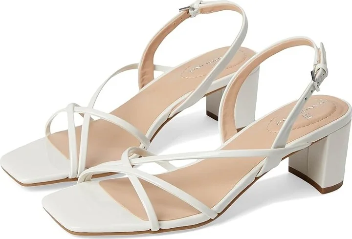 Bandolino Keltie Women's Wedge Shoes Cream Patent : 7 M, Synthetic