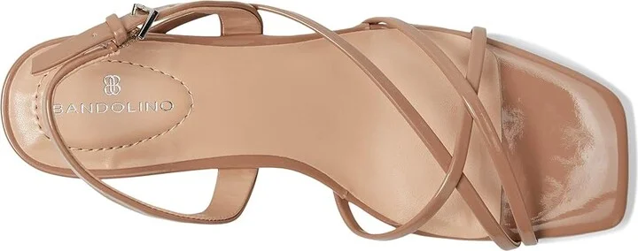 Bandolino Keltie Women's Wedge Shoes Light Natural Patent : 5 M, Synthetic - Image 2