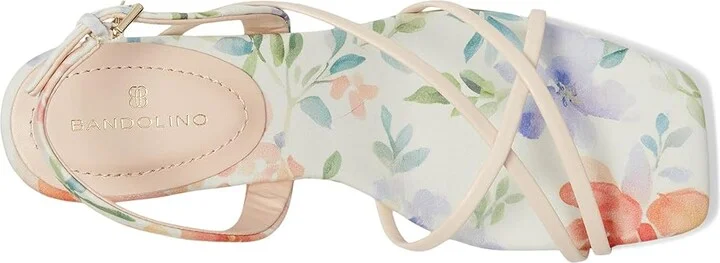 Bandolino Keltie Women's Wedge Shoes Peach Dreamy Floral : 10 M, Synthetic - Image 2