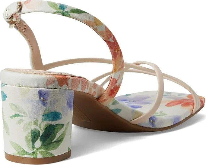 Bandolino Keltie Women's Wedge Shoes Peach Dreamy Floral : 10 M, Synthetic - Image 4