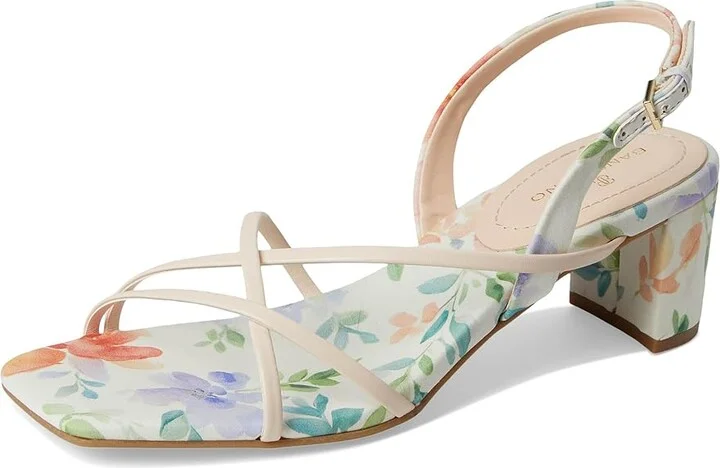 Bandolino Keltie Women's Wedge Shoes Peach Dreamy Floral : 10 M, Synthetic - Image 5