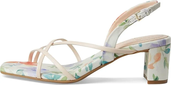 Bandolino Keltie Women's Wedge Shoes Peach Dreamy Floral : 10 M, Synthetic - Image 6