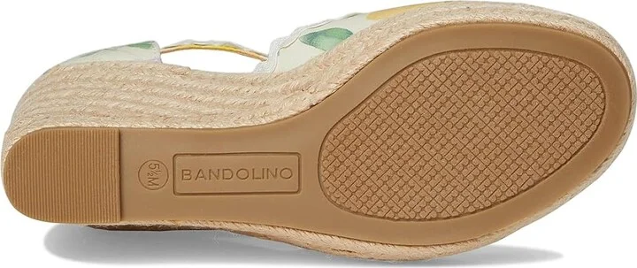 Bandolino Kendri Women's Dress Sandals Ivory Floral : 5.5 M, Synthetic - Image 3