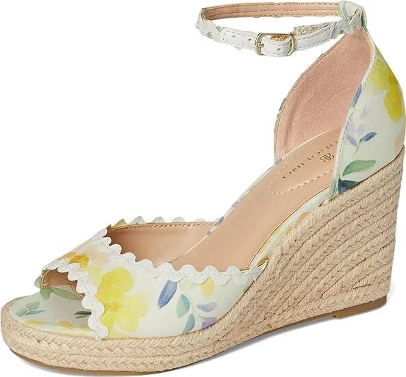 Bandolino Kendri Women's Dress Sandals Ivory Floral : 5.5 M, Synthetic - Image 5