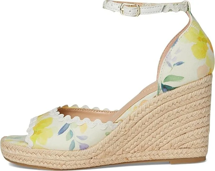 Bandolino Kendri Women's Dress Sandals Ivory Floral : 5.5 M, Synthetic - Image 6