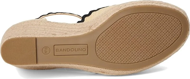 Bandolino Kendri Women's Dress Sandals Light Natural/Black : 7 M, Synthetic - Image 3
