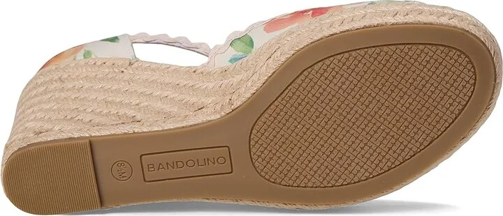 Bandolino Kendri Women's Dress Sandals Peach Floral : 5.5 M, Synthetic - Image 3