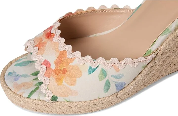 Bandolino Kendri Women's Dress Sandals Peach Floral : 5.5 M, Synthetic - Image 7