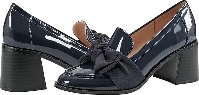 Bandolino Korrar High Women's Heels Navy Patent : 10 M, Synthetic