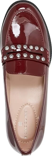 Bandolino Laura Women's Flat Shoes Dark Red Patent : 7 M, Synthetic - Image 2