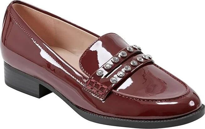 Bandolino Laura Women's Flat Shoes Dark Red Patent : 7 M, Synthetic - Image 5