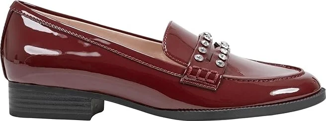 Bandolino Laura Women's Flat Shoes Dark Red Patent : 7 M, Synthetic - Image 6