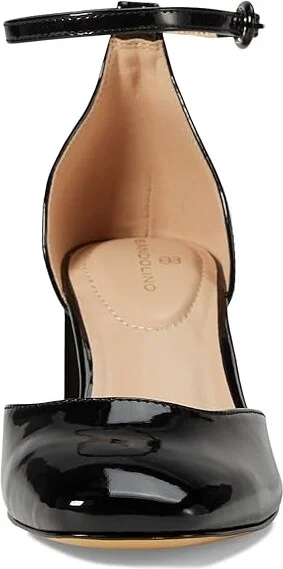 Bandolino Letsadd High Women's Heels Black Patent : 6 M, Leather - Image 2